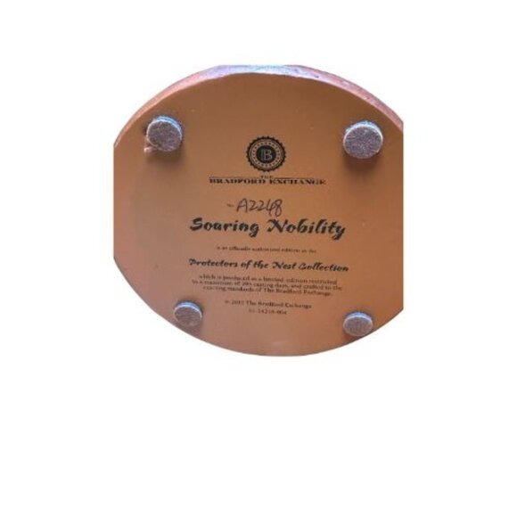 Bradford Exchange Soaring Nobility Eagle Sculpture From Protectors Of The Nest - Picture 4 of 6